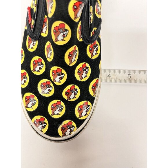 Buc-ees Shoes Slip-on Sneakers Beaver Logo Print Mens 6 See Photos For Size - Picture 9 of 10